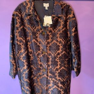 Brand new. Susan Graver pea coat/lined jacket.